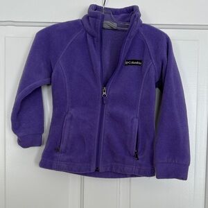 Kids Columbia Violet‎ Fleece Jacket size 4/5